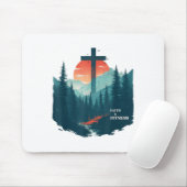 Glaube & Fitness Christlich - Workout Motivation Mousepad (Mit Mouse)