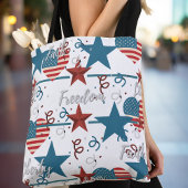 Glaube, Freiheit und Freiheit Retro Patriotic Tasche