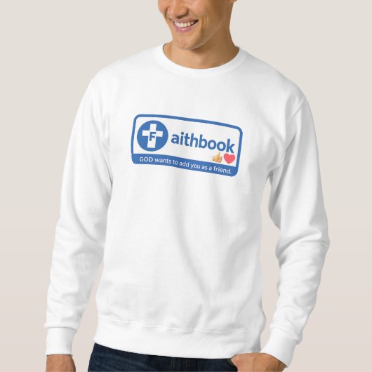 Glaube - Freund - Christ Sweatshirt (Vorderseite)