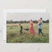 Glaube frohe Weihnachten Modernes Foto (Rückseite)