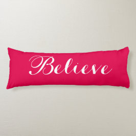 Glaube frohe Weihnachten Roten Körperkissen