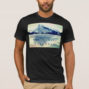 GLAUBE GIBT SOLIDARITÄTSINSPIRATIONSSCHWARZ T-Shirt