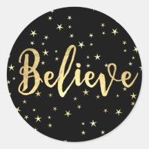 Glaube Gold Stars Weihnachten