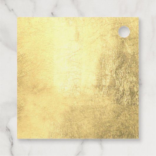 Glaube Gold Stars Weihnachtsgeschenk-Tag Geschenkanhänger (Rückseite)