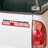 Glaube Gott Autoaufkleber (Auf Lkw)
