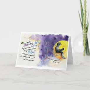 Glaube Gott/Leser, geklappte Grußkarte, 5"x7" Karte