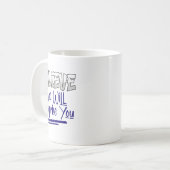 Glaube Gott wird dich überraschen Christlicher Gla Kaffeetasse (Vorderseite Links)
