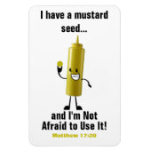 Glaube - Größe 4" x 6" Magnet (Vertikal)