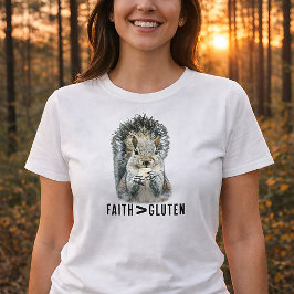 Glaube größer als Gluten Lustiger Christlicher Eic T-Shirt