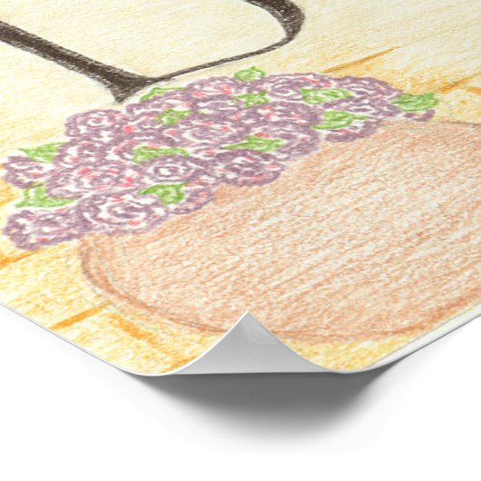 Glaube - Hebräer 11:1 Poster (Ecke)