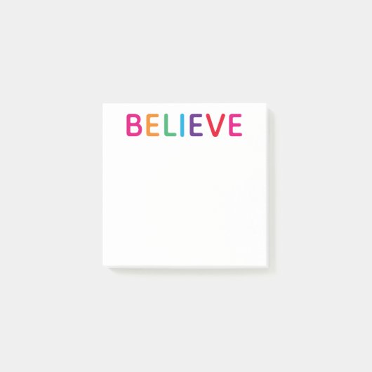 Glaube Hell Post-it Klebezettel (Vorderseite)