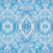 Glaube Hellblau Abstrakte Aquarellkunst Aufkleber (Vorderseite)