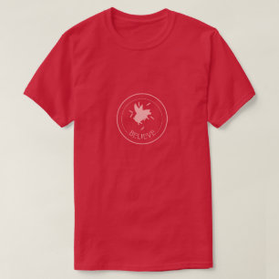 Glaube-Herabfallende Schweinefedern T-Shirt