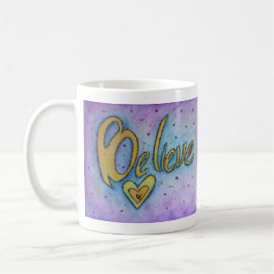 Glaube Herz Inspiration Word Art Kaffee Cup Kaffeetasse