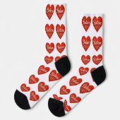 Glaube Herz Socken (Linkes Detail)