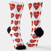 Glaube Herz Socken (Gewinkelt)