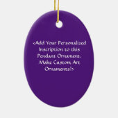 Glaube Herz Word Art Holiday Geschenk Ornament (Hinten)