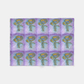 Glaube Herz Word Art Soft Fleece Chemo Blanket (Vorderseite (Horizontal))