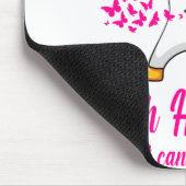 Glaube hoffen Liebe macht Brustkrebsbewusstsein mö Mousepad (Ecke)