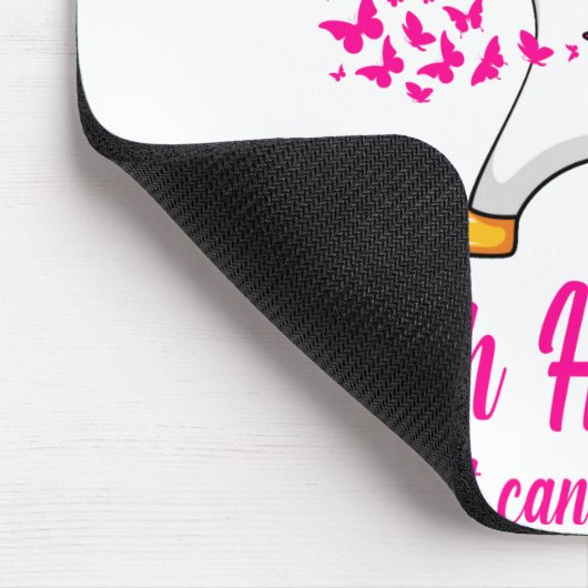 Glaube hoffen Liebe macht Brustkrebsbewusstsein mö Mousepad (Ecke)