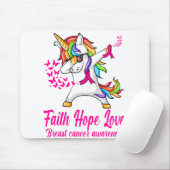 Glaube hoffen Liebe macht Brustkrebsbewusstsein mö Mousepad (Mit Mouse)