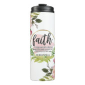Glaube: Hoffnung, Gewissheit, Hebräer 11,1 Thermosbecher (Vorderseite)