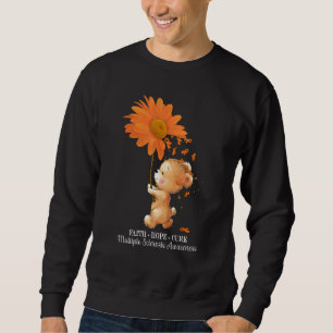 Glaube Hoffnung Heilung orangefarbener Multipler S Sweatshirt