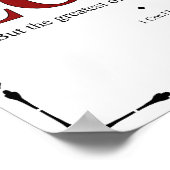 Glaube - Hoffnung - Liebe - 1 Kor. 13:13 Poster (Ecke)