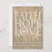 Glaube, Hoffnung, Liebe Einladung (Rückseite)