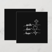 Glaube Hoffnung Liebe Einladung (Vorne/Hinten)