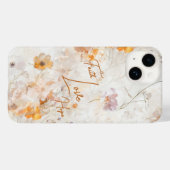 Glaube Hoffnung Liebe Elegantes Floral Case-Mate iPhone Hülle (Rückseite (Horizontal))