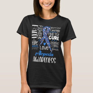 Glaube Hoffnung Liebe heilt Alopecia-Bewusstsein T-Shirt