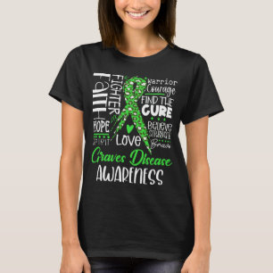 Glaube Hoffnung Liebe heilt Basedow-Krankheit Bewu T-Shirt