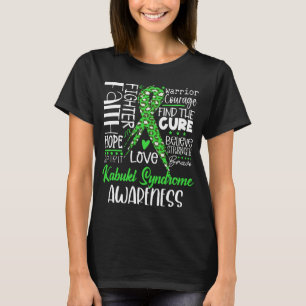 Glaube Hoffnung Liebe Heilung Kabuki-Syndrom-Bewus T-Shirt