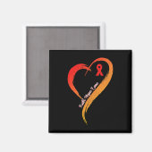 Glaube Hoffnung Liebe Herzerkrankung Bewusstsein K Magnet (Vorderseite/Rückseite)