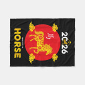Glaube Hoffnung Liebe Herzkrankheit Krieger Fleecedecke (Vorderseite (Horizontal))