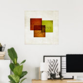 Glaube, Hoffnung, Liebe I Poster (Heimbüro)