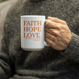 Glaube.Hoffnung.Liebe Kaffeetasse