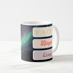 Glaube, Hoffnung, Liebe Kaffeetasse