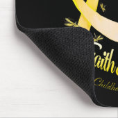 Glaube Hoffnung Liebe Kinderkrebs-Bewusstsein Libe Mousepad (Ecke)