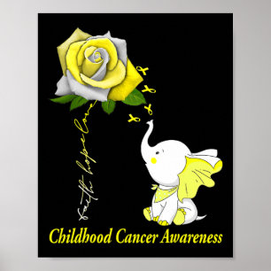 Glaube Hoffnung Liebe Kinderkrebsbewusstsein Poster