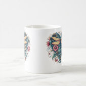 Glaube Hoffnung Liebe Libelle Herz Religiös Jesus  Kaffeetasse (Mittel)