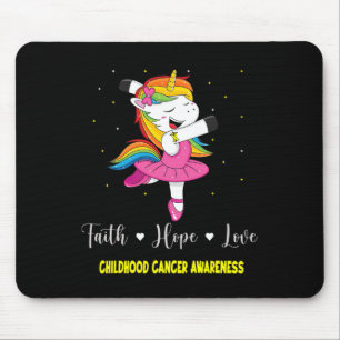 Glaube Hoffnung Liebe Löwenzahn Kinderkrebsbewusst Mousepad