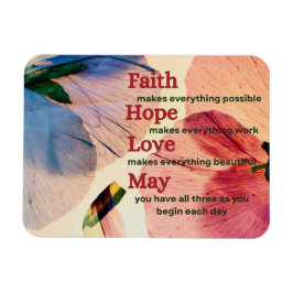 Glaube Hoffnung Liebe Mai Magnet