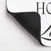 Glaube, Hoffnung Liebe Minimalistisches Design Mousepad (Ecke)