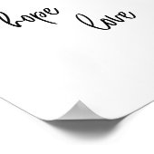 Glaube, Hoffnung, Liebe - Poster (Ecke)