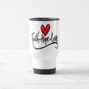 Glaube, Hoffnung, Liebe Reisebecher