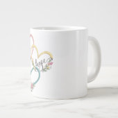 Glaube Hoffnung Liebe Tassendesign Jumbo-Tasse (Vorderseite Rechts)
