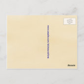 Glaube, Hoffnung, Liebe und Sonnenschein Postkarte (Rückseite)