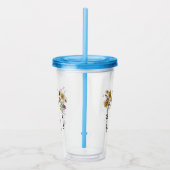 Glaube, Hoffnung, Liebe - Vibrierendes florales In Acryltrinkbecher (Rechts)